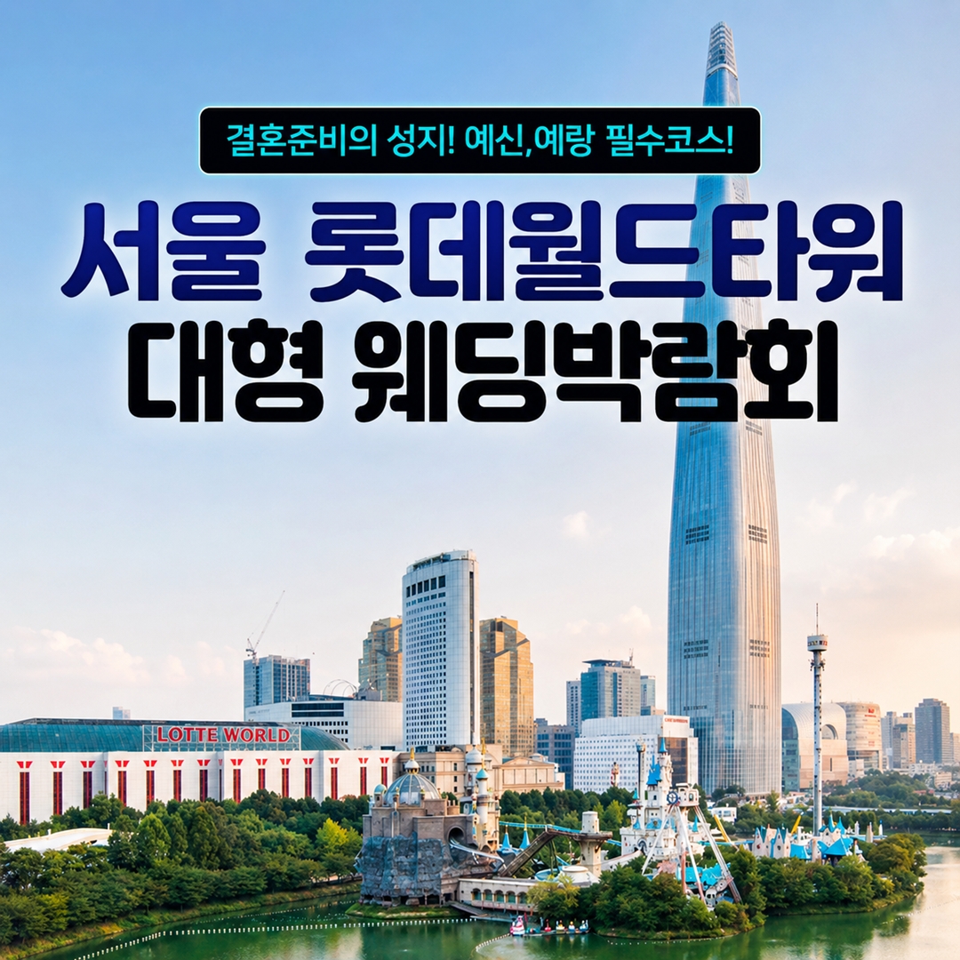 롯데월드타워 웨딩박람회 9.12~9.13